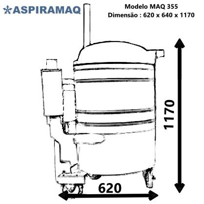 Aspirador Industrial MAQ 355/550